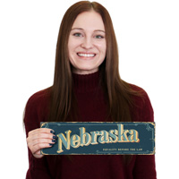 Equality before the law vintage Nebraska sign