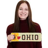Vintage Sign: My Strong Girl from Ohio