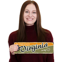 Vintage Virginia Sign: Sic Semper Tyrannis