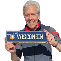 Wisconsin nostalgia vintage plaque