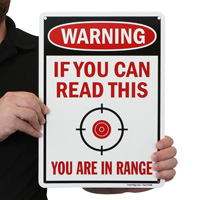 In Range Warning Sign