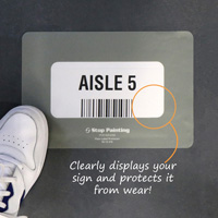 Medium Adhesive Sign Holder