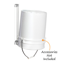 Easily hang your buckets after each use.