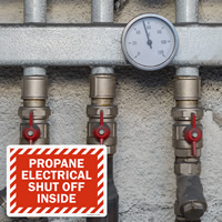 Electrical Panel Shut Off Signage