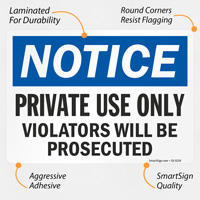 Warning Against Unauthorized Access Sign
