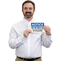 Warning Sign: Not for Public Access