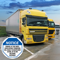 Notice Steering Wheel Cover