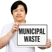 Municipal Waste Collection Vehicle Safety Decal