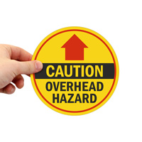 Overhead Hazard Caution Sign