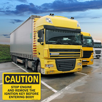 Safety Reminder: Turn Off Engine, Remove Key