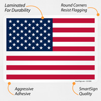 USA Flag Symbol Sign