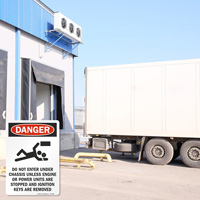 Do not enter: Risk of falling from chassis