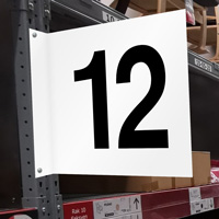 Projecting Aisle Sign Number 12