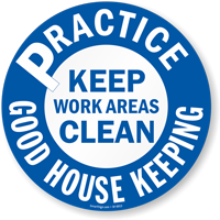 Adhesive Floor Sign