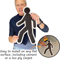 Pedestrian pathway sign