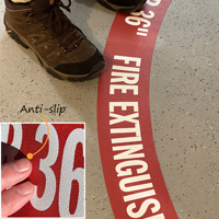 Fire extinguisher floor decals