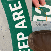 Anti-skid Safety Shower- Keep Area Clear Sign