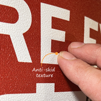 Keep area clear fire extinguisher sign