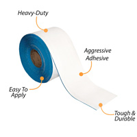 Solid Color Floor Marking Tape: 6-Inch