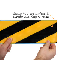 High-Visibility 6-Inch Striped Floor Marking Tape