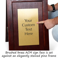 Personalized Floor Sign