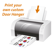 Printable Door Hanger Sheets