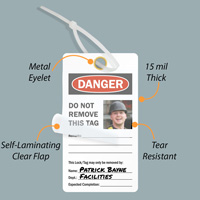 Do Not Start tag for machine safety