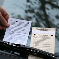 Parking Warning Tags