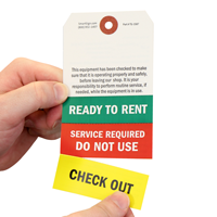 Rental Ready Tag