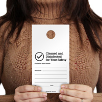 White Hang Tag for Safety