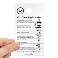 Cleaning & Disinfecting Checklist Tag