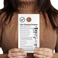 Our Cleaning Promise Tag