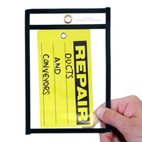 Stitched Vertical Plastic Pouch