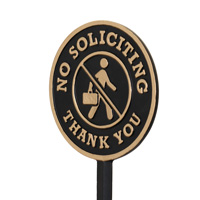 Keep Out Solicitors Sign
