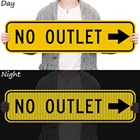 No Outlet Sign