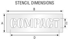 Stencil ST 0043