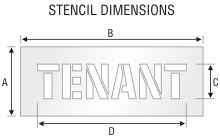 Stencil ST 0059