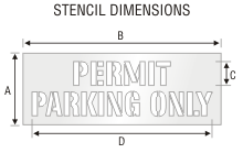 Stencil ST 0255
