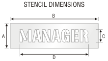 Stencil ST 0265