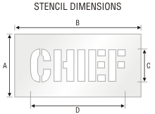 Stencil ST 0269