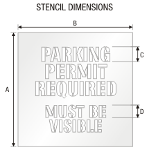 Stencil ST 0317