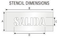 Stencil ST 0409