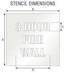 Stencil ST 0437