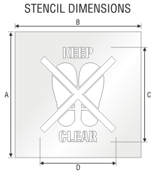 Stencil ST 0438