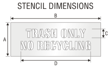 Stencil ST 0458