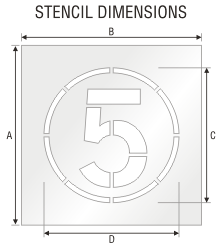Stencil ST 0475