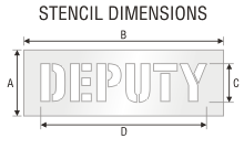 Stencil ST 0482
