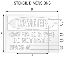 Stencil ST 0490