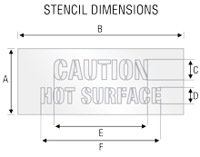 Stencil ST 2061