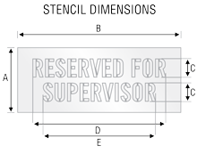 Stencil ST 2064
